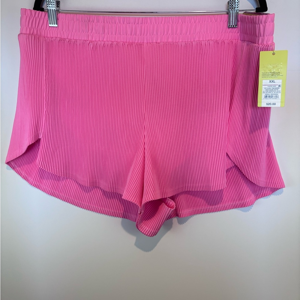 All In Motion Pink Pleated Shorts XXL – Athletic Lounge Activewear